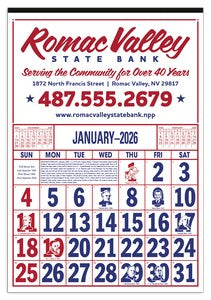Commercial 12-Sheet Calendar