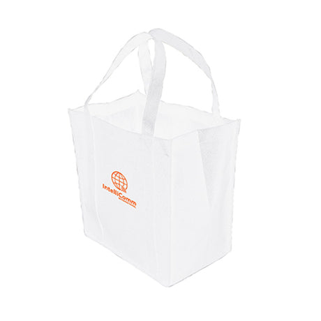 Non Woven Tote: 12" W x 13" H x 8" D