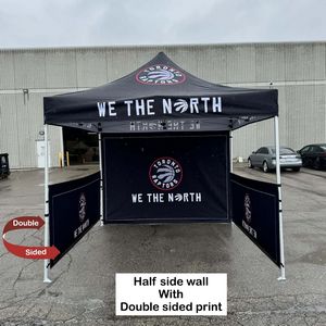 Half Side Wall for 10x10 Tent Kit, Sublimated, Double Sided Print