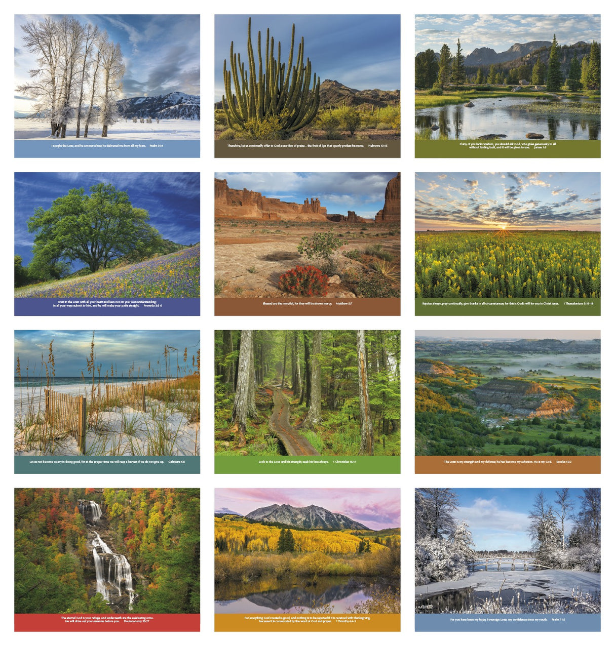 Good Value Eternal Word without Funeral Planner - Spiral Calendar month image