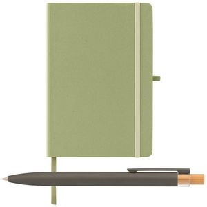 Terra Recycled Milk Carton Hard Cover A5 Notebook & Reborn Pen Set