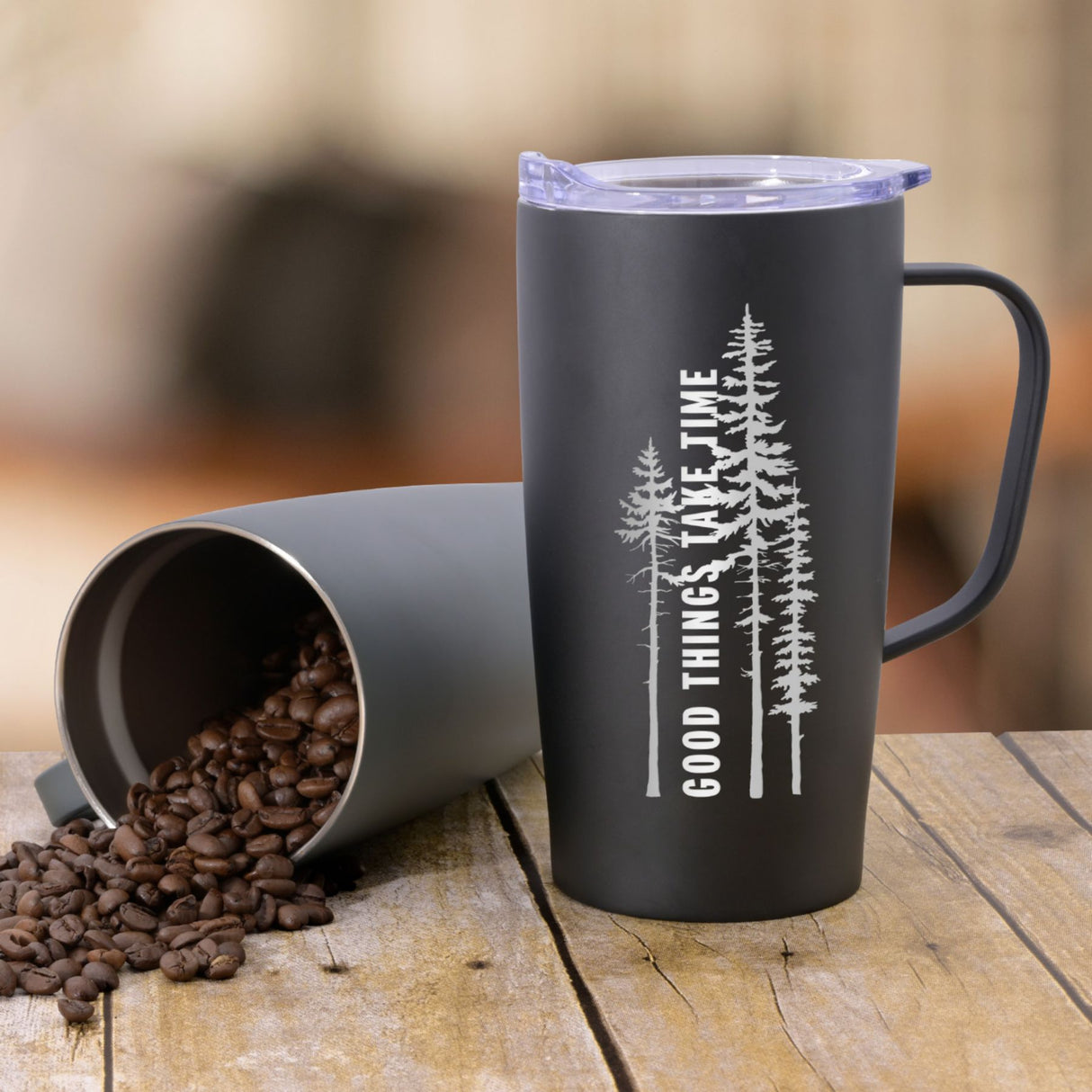 Pod Cafe To Go Tall Stainless Mug