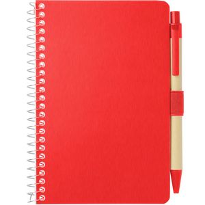 4'' x 6'' FSC® Mix Pocket Spiral Notebook with Pen