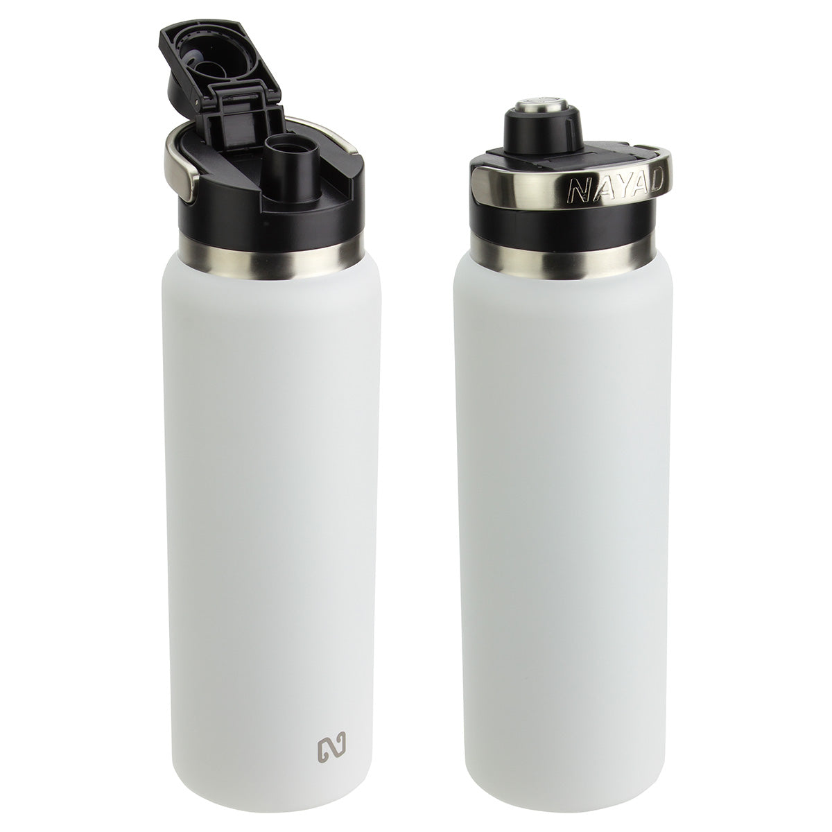 NAYAD® Traveler 40 oz Stainless Double-wall Bottle with Twist-Top Spout