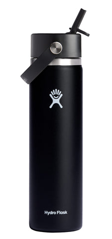 Hydro Flask® Wide Mouth 24oz Bottle with Flex Straw Cap