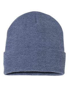 000421 Sportsman™ 12'' Solid Cuffed Beanie