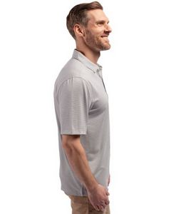 Cutter & Buck Forge Eco Double Stripe Stretch Recycled Mens Big &Tall Polo