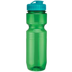 Green/Translucent Aqua Blue Lid Blank