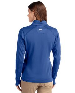 Cutter & Buck Traverse Stretch Quarter Zip Womens Pullover