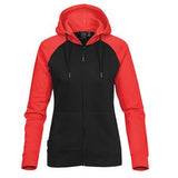 BLACK/BRIGHT RED