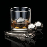 Swiss Force® Set of 2 Whiskey Balls & Tongs
