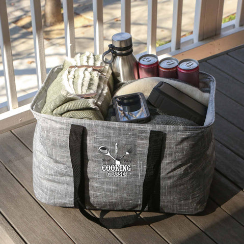 Bohemian Non-Woven Collapsible Tote