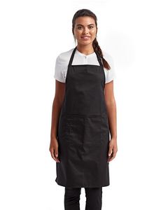 Artisan Collection by Reprime Unisex 'Colours' Recycled Bib Apron with Pocket