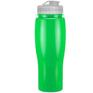 24 Oz. Contour Bottle w/ Flip Top Lid - Solid Colors