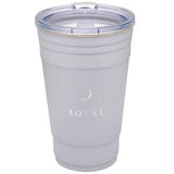 Gray/Clear Logo Front View