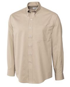 Cutter & Buck Epic Easy Care Fine Twill Mens Long Sleeve Dress Shirt