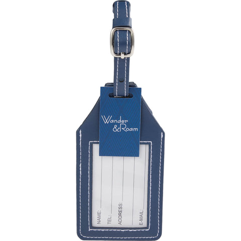 Wander & Roam Luggage Tag w/ Air Tag Holder
