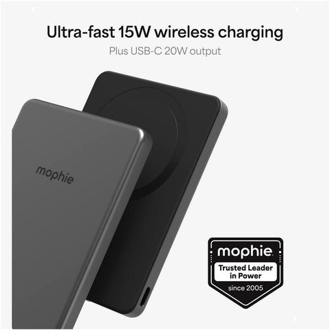 mophie Slim 5,000 mAh Qi 2 Wireless Power Bank