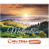Luxe Gallery Motivations Spiral Wall Calendar