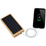 Bamboo 10,000mAh Solar/Wireless Powerbank