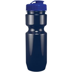 22 Oz. Bike Bottle w/ Flip Top Lid - Solid Colors