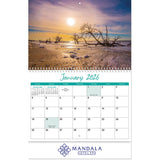 Beaches Spiral Wall Calendar