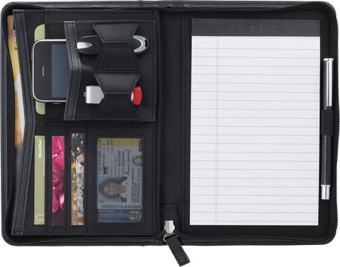 Pedova™ Jr. Zippered Padfolio with FSC® Mix Paper