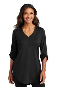 Port Authority® Ladies City Stretch ¾-Sleeve Tunic Shirt