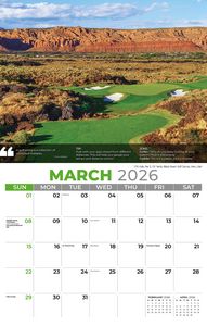 Galleria Wall Calendar 2026 Golf Tips