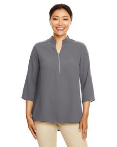 Devon and Jones Ladies' Perfect Fit™ Three-Quarter Sleeve Crepe Tunic