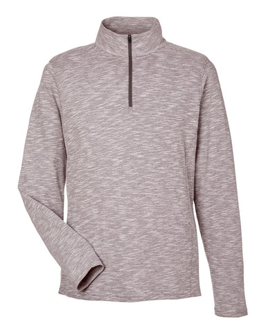 NORTH END® Men's Eclipse Jacquard Quarter-Zip Pullover