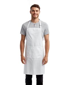 Artisan Collection by Reprime Unisex 'Colours' Recycled Bib Apron with Pocket