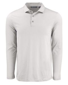 Cutter & Buck Coastline Epic Comfort Eco Recycled Mens Long Sleeve Polo