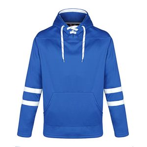 Dangle Adult Pullover Hockey Lace Hooded Sweatshirt
