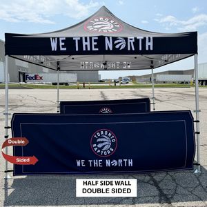 Half Side Wall for 10x10 Tent Kit, Sublimated, Double Sided Print