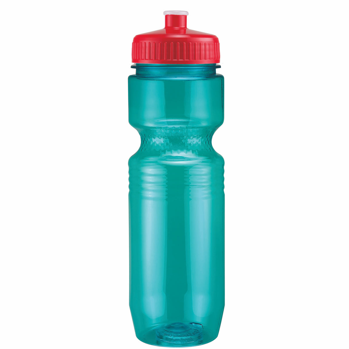 Aqua Blue/Red Lid