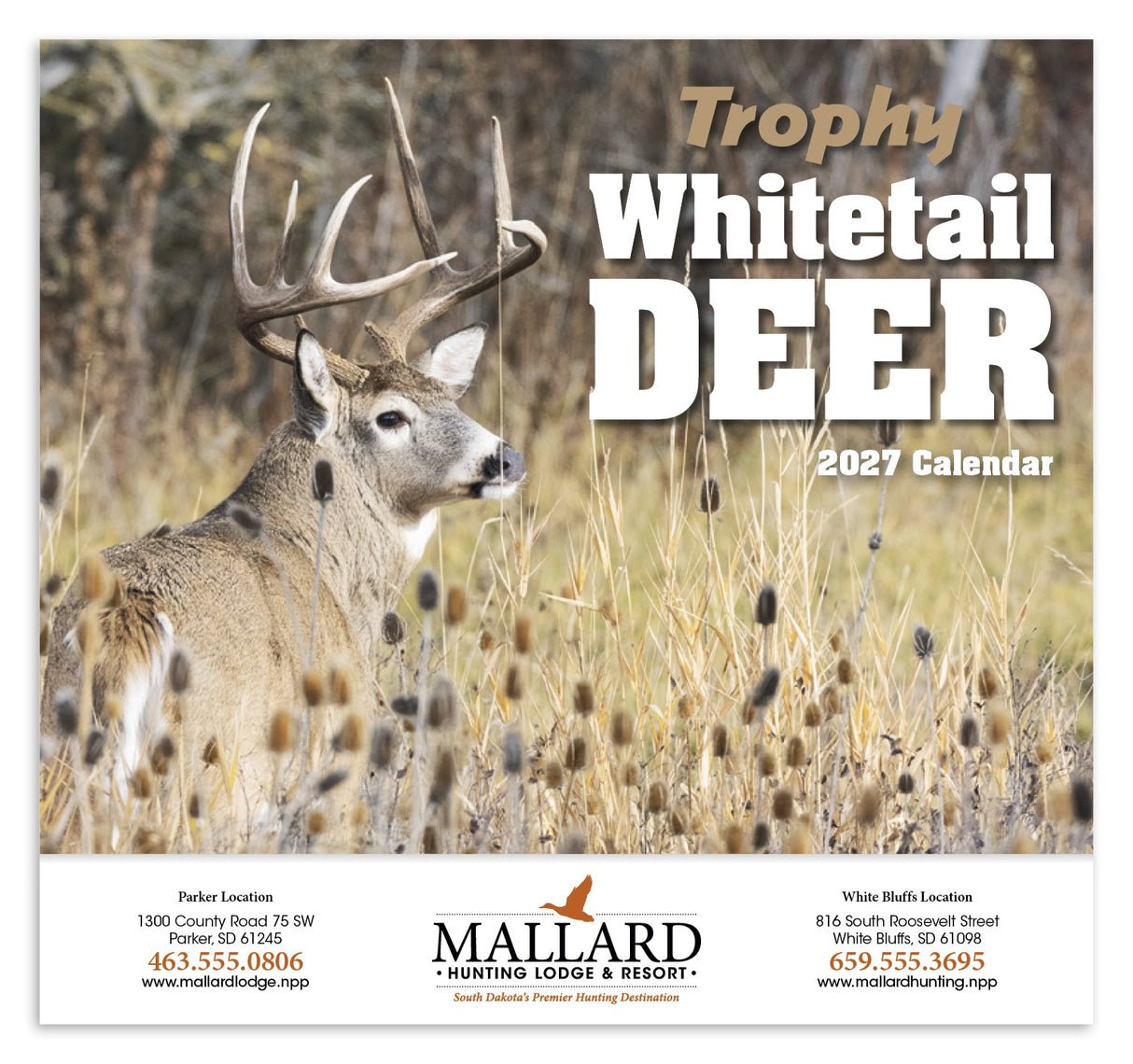 HotLine Products Trophy Whitetail Deer Appointment Calendar - Stapled cover image