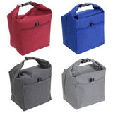 000636 Bellevue Heathered Polyester Insulated Lunch Tote