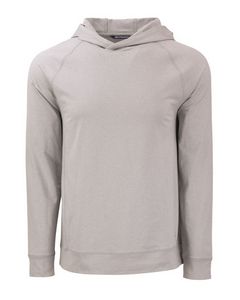 Cutter & Buck Adapt Knit Recycled Mens Heathered Hooded Pullover