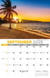 Galleria Wall Calendar 2026 Sun Sand & Surf