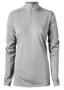 Zorrel® Ladies Boston Syntrel™ ¼-Zip Interlock Pullover Shirt