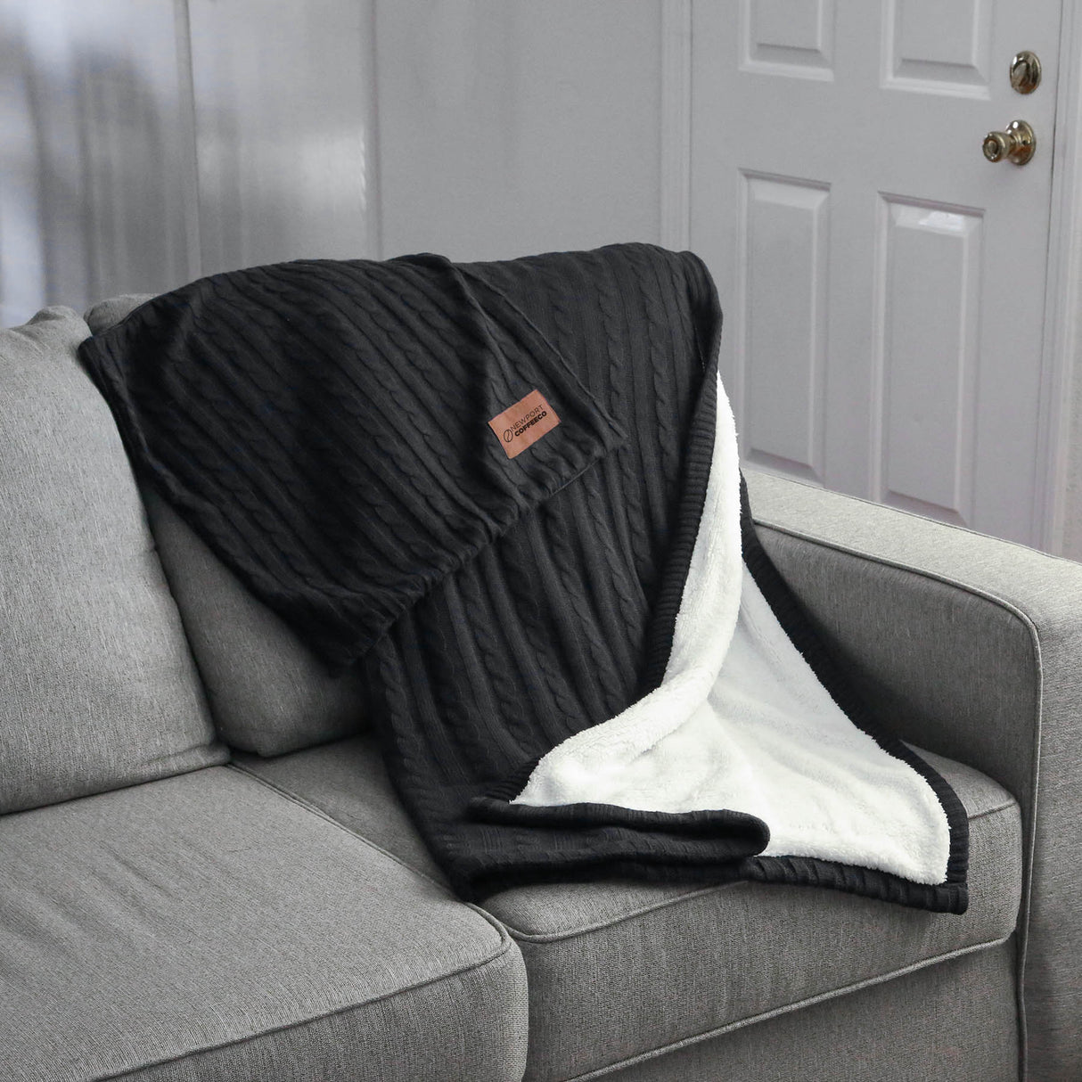 Sweater Weather Sherpa Blanket W/ Pillowcase