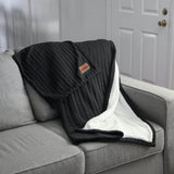 Sweater Weather Sherpa Blanket W/ Pillowcase