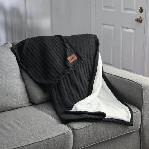 Sweater Weather Sherpa Blanket W/ Pillowcase