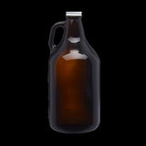 64 Oz. Homebrew Amber Glass Growler