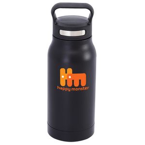 Black/Silver Logo Front View