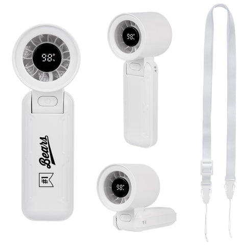 Rabs Folding Fan With Digital Display