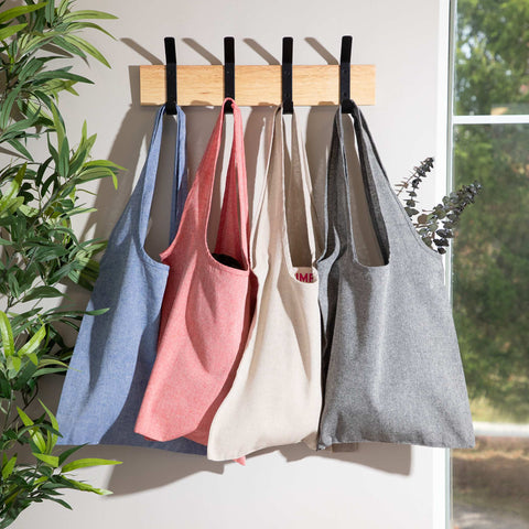 Recycled 5oz Cotton Twill Shopper Tote
