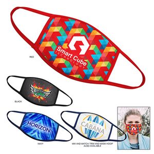 E to E Fully Sublimated Value Plus - 100% Cotton Protective Face Mask