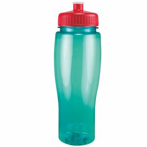 Aqua Blue/Red Lid Blank